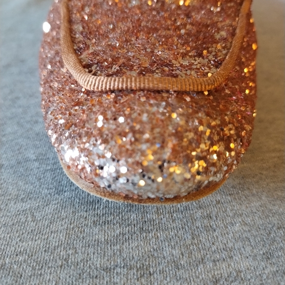 Tory Burch Amelia Glitter Backless Loafer Rose Gold Women's Size 8 - Stunning! - Picture 12 of 16